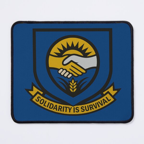 Item preview, Solidarity Is Survival – United Co-operationalist Front designed and sold by Stuff.ink.