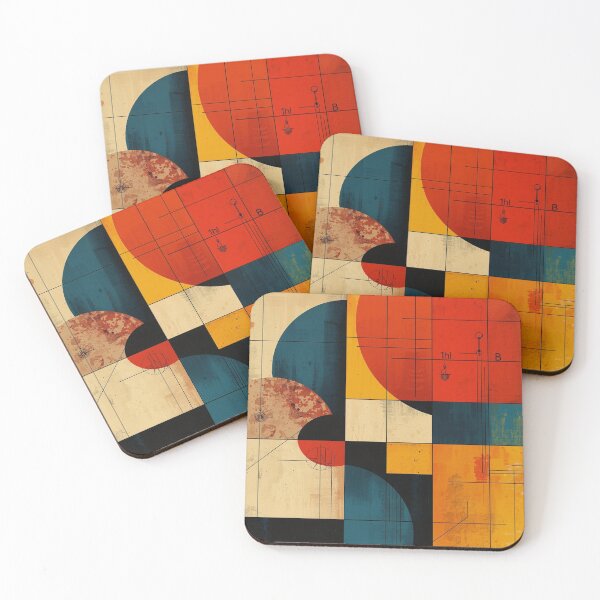 Item preview, Mid Century Abstract Technical Art -Vector Field Study  designed and sold by Ace Shark.