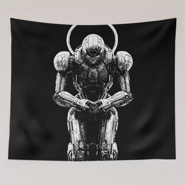 Item preview, Divine Error – Mecha Prayer in Ruins designed and sold by JeeFoSnP.