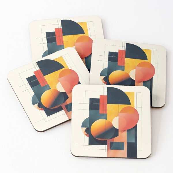 Item preview, Mid Century Abstract Geometric Art - Datastream  designed and sold by Ace Shark.