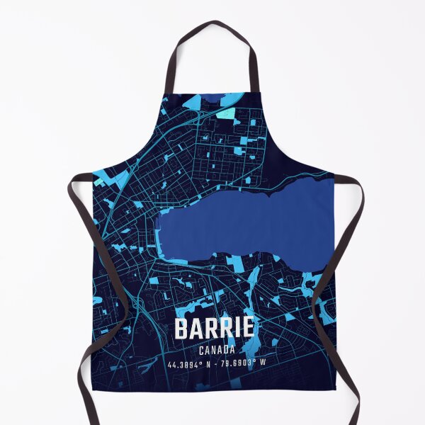 Item preview, Barrie Midnight City Map designed and sold by HomeLivingCo.