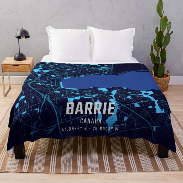 Item preview, Barrie Midnight City Map designed and sold by HomeLivingCo.