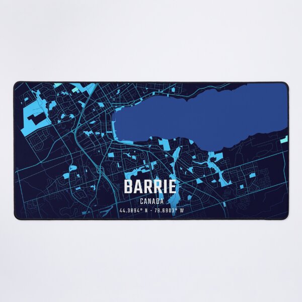 Item preview, Barrie Midnight City Map designed and sold by HomeLivingCo.