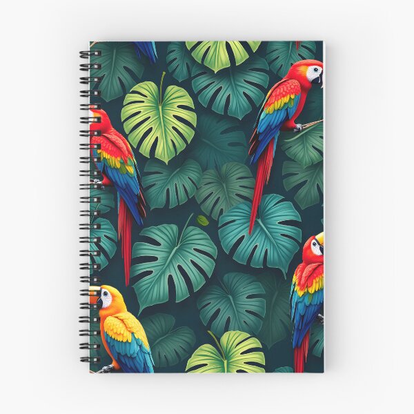 Item preview, Parrots and Toucans in a Tropical Jungle  designed and sold by BDLdesigns.