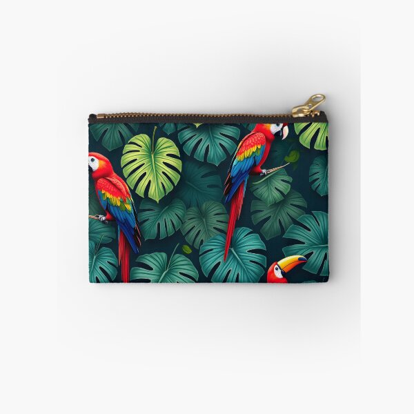 Item preview, Parrots and Toucans in a Tropical Jungle  designed and sold by BDLdesigns.