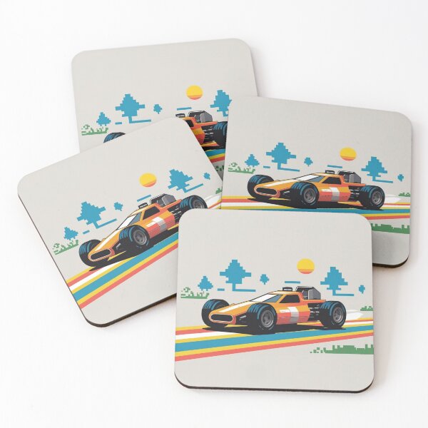 Item preview, Retro Gaming Art -Sunset Sprint designed and sold by Ace Shark.