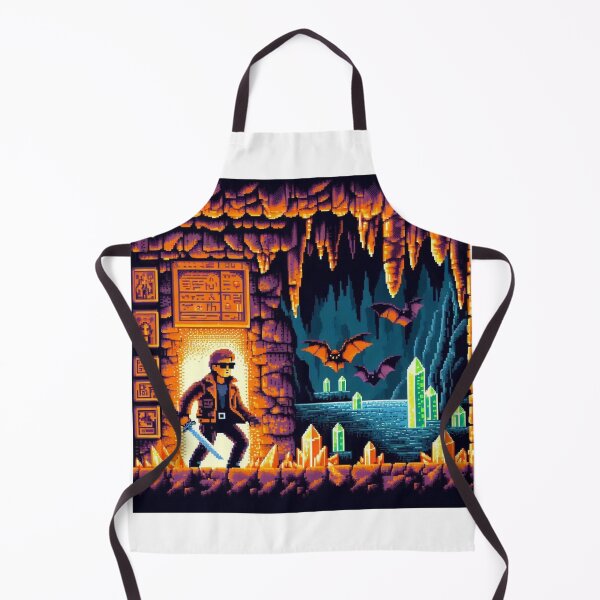 Item preview, Retro Gaming Art - Crystal Quest designed and sold by Ace Shark.