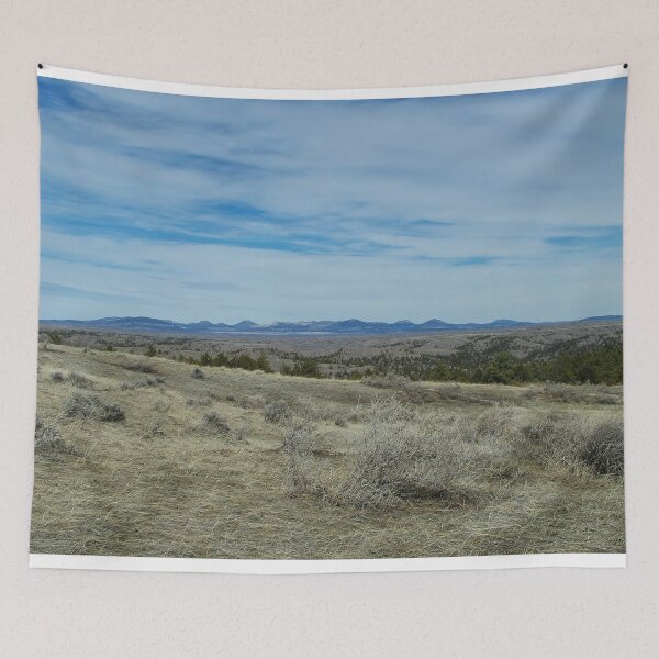 Item preview, The Little Rockies, Expansive Prairie Landscape Under Blue Sky designed and sold by Vivar Photo.