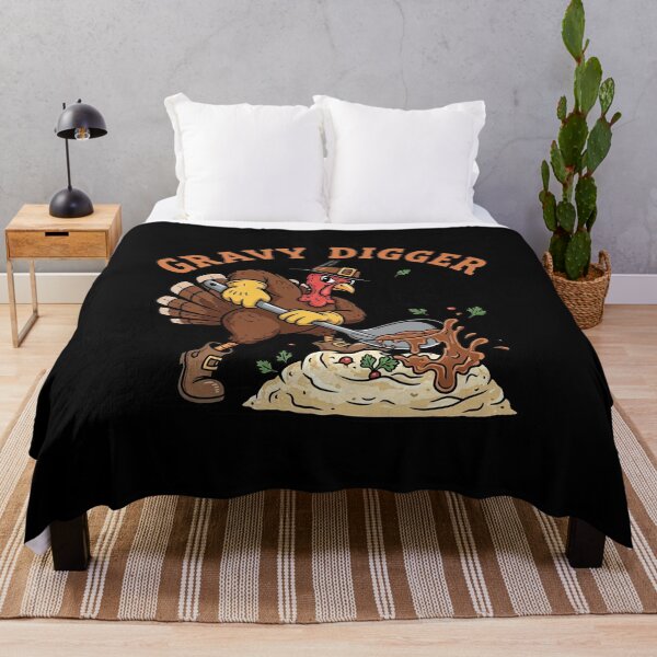 Item preview, Gravy Digger Funny Thanksgiving Turkey Pun Holiday Feast designed and sold by elderberry.