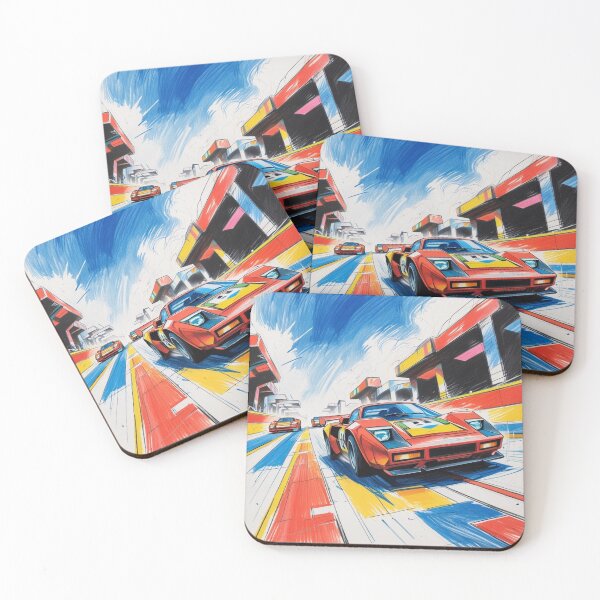 Item preview, Retro Racing Gaming Art - Final Lap Fever  designed and sold by Ace Shark.