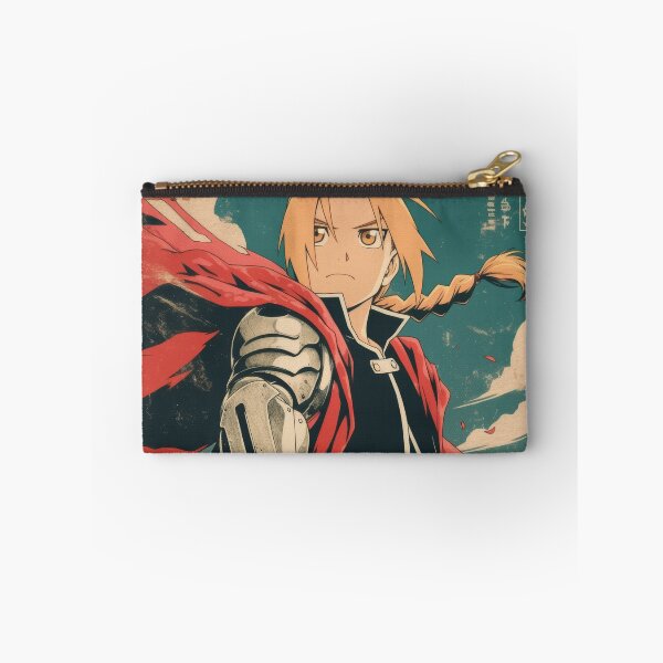 Item preview, Edward Elric Vintage Warned Poster designed and sold by AnimeArsenalPrints.