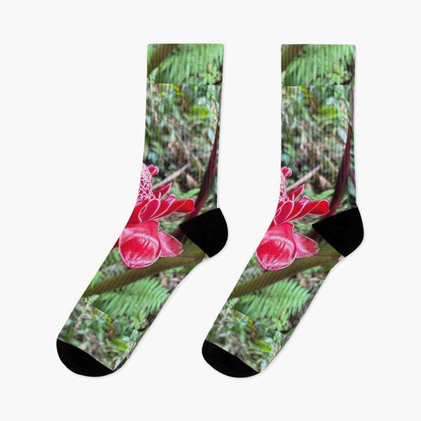 Item preview, Red Torch Ginger – Tropical Exotic Flower Photography designed and sold by TrisaThyme.