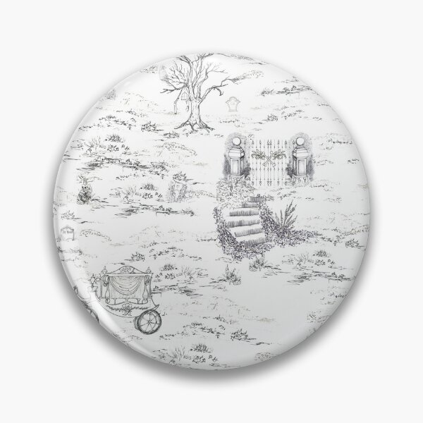 Item preview, Halloween Graveyard toile designed and sold by Fevered Artist.