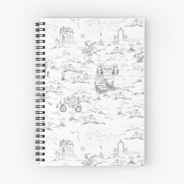 Item preview, Halloween Graveyard toile designed and sold by Fevered Artist.