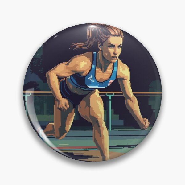 Item preview, Retro Sports Gaming Art - Record Breaker  designed and sold by Ace Shark.