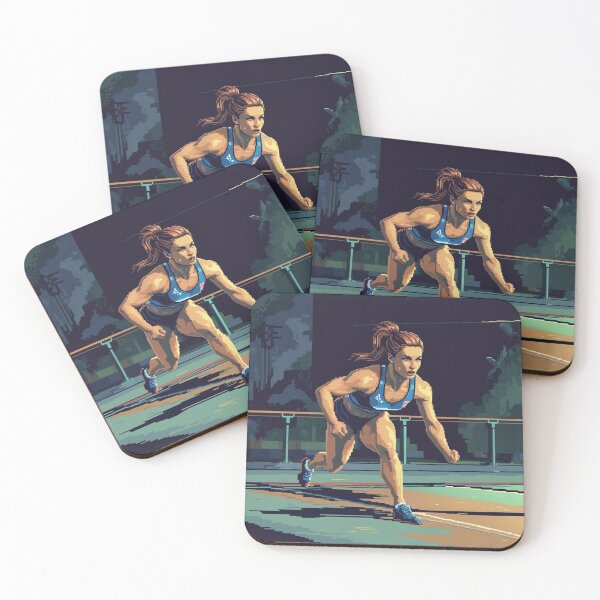 Item preview, Retro Sports Gaming Art - Record Breaker  designed and sold by Ace Shark.