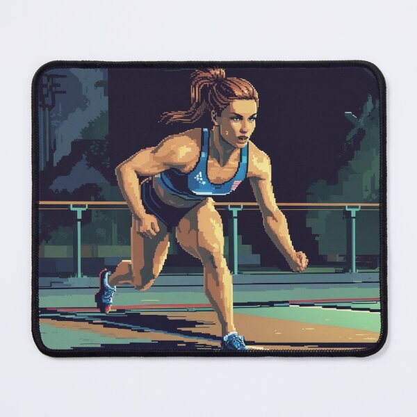 Item preview, Retro Sports Gaming Art - Record Breaker designed and sold by Ace Shark.