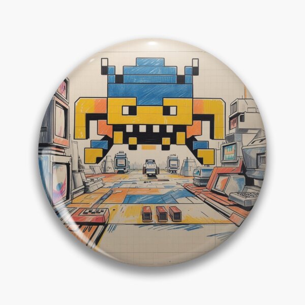 Item preview, Retro 8 Bit Gaming Art - Arcadia  designed and sold by Ace Shark.