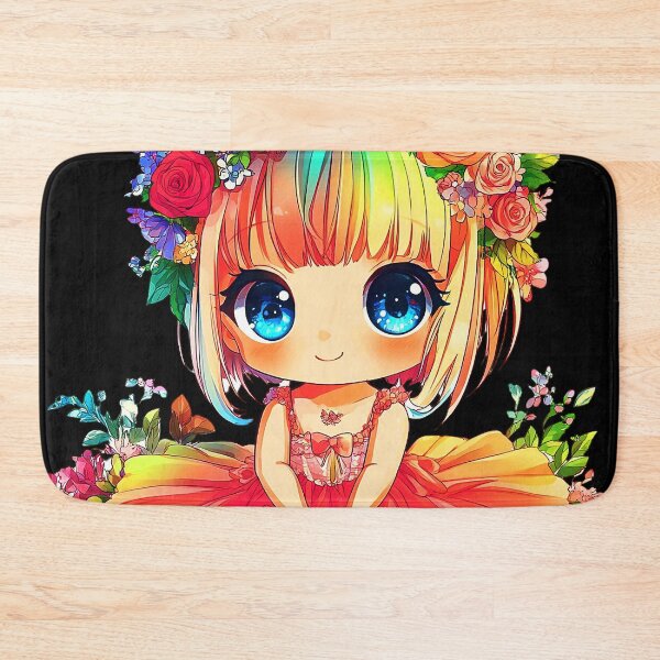 Item preview, Adorable Chibi Girl Ballerina In Tutu With Flowers designed and sold by DEC02.