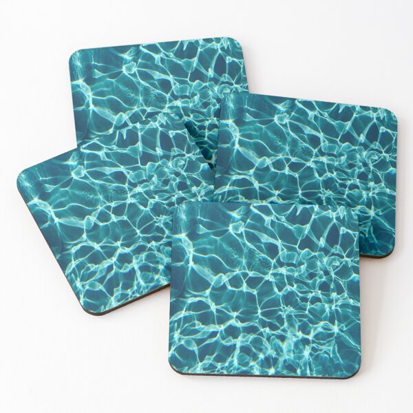 Item preview, Clear Blue Water – Pool Ripples & Light Reflections designed and sold by TrisaThyme.