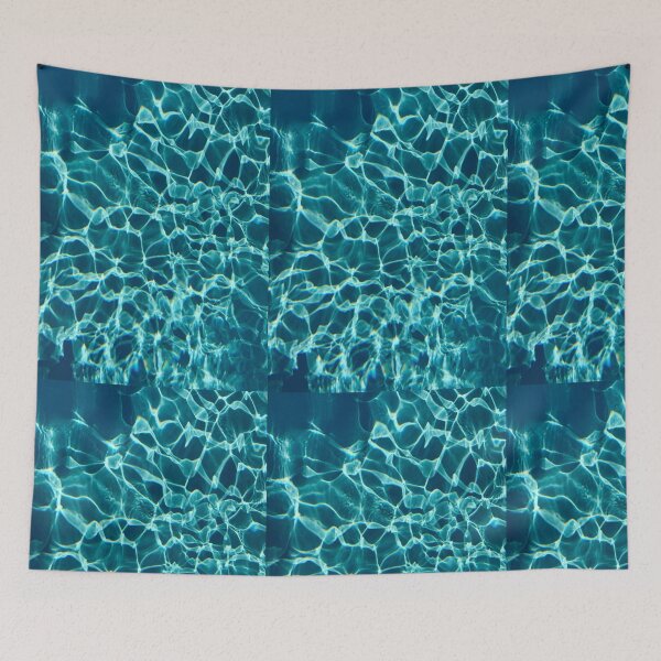 Item preview, Clear Blue Water – Pool Ripples & Light Reflections designed and sold by TrisaThyme.