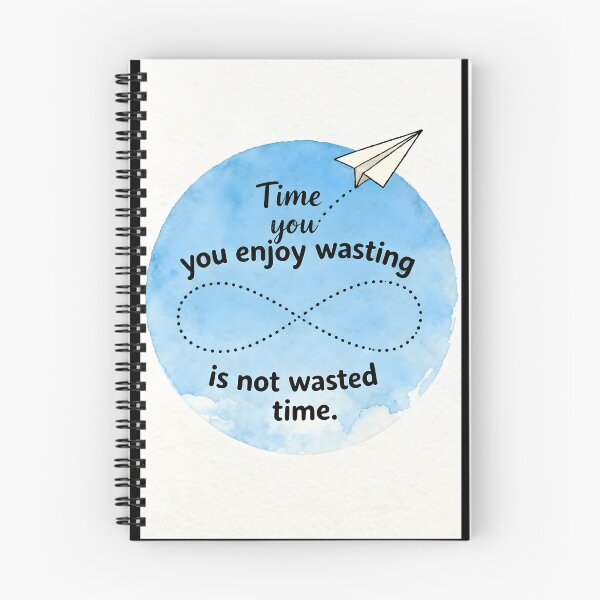 Item preview, Joyful Quote Poster - Time You Enjoy Wasting Wall Art designed and sold by Cosmopolis.