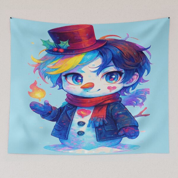 Item preview, Snow Flame: The Chibi Spirit of Fire and Ice designed and sold by Ecosetereos.