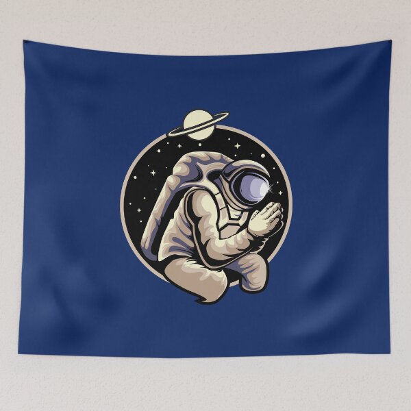 Item preview, Astronaut meditating in space designed and sold by Joncasmiart.