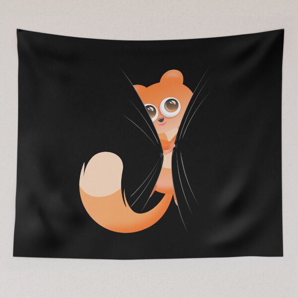 Item preview, A Cute Shy Squirrel Hides Itself I Love Squirrels And Animals designed and sold by Paulina Vanlife.