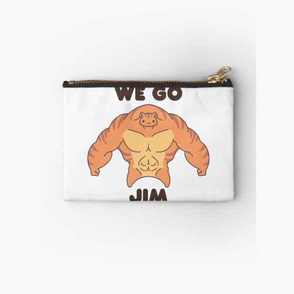 Item preview, WE GO JIM Orange Muscle Cat designed and sold by ahahaitsart.