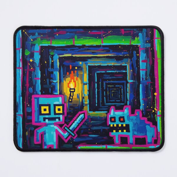 Artikelvorschau, Retro-Arcade-Gaming-Kunst – Dungeon Delve entworfen und verkauft von Ace Shark.