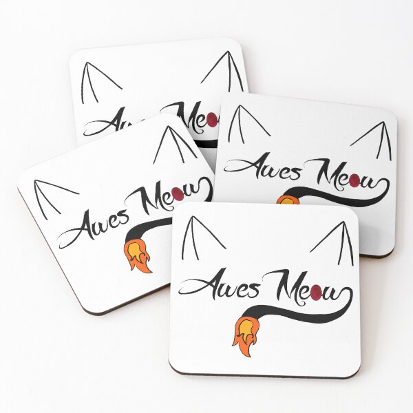Item preview, awes meow logo designed and sold by awesmeow.