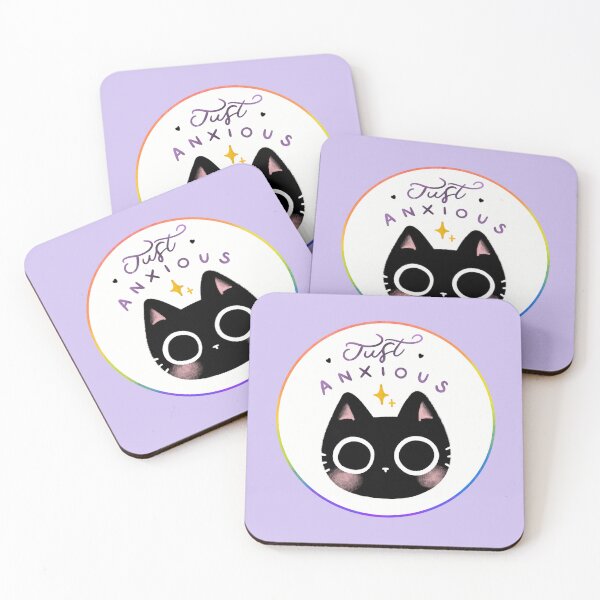 Item preview, Just anxious black cat designed and sold by Naydidisha.