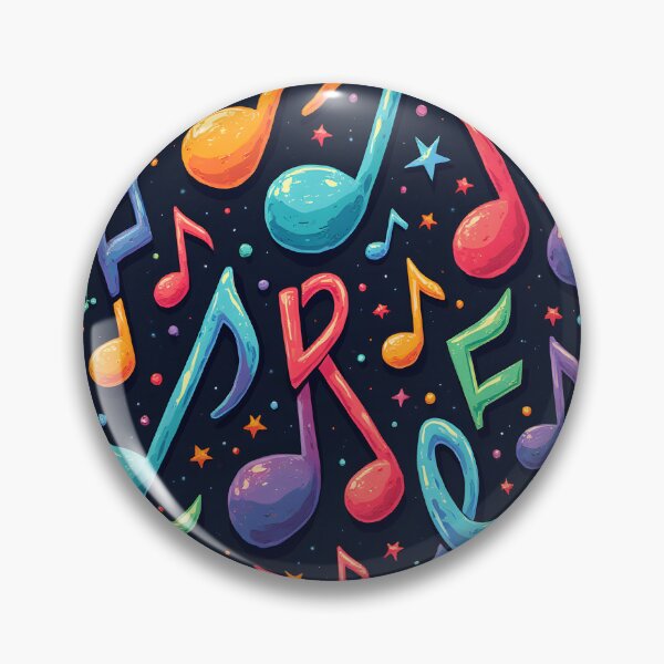 Item preview, Beautiful Colorful Musical Notes Patern designed and sold by BDLdesigns.