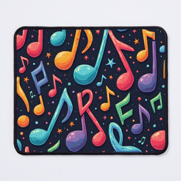 Item preview, Beautiful Colorful Musical Notes Patern designed and sold by BDLdesigns.