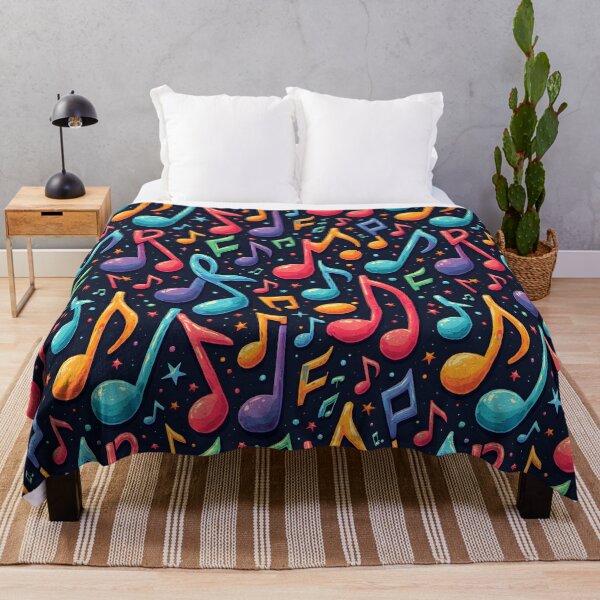 Item preview, Beautiful Colorful Musical Notes Patern designed and sold by BDLdesigns.