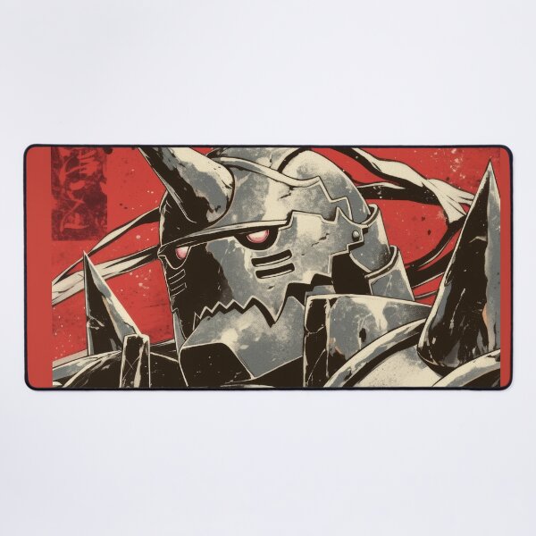 Item preview, Alphonse Elric Vintage Warned Poster  designed and sold by AnimeArsenalPrints.