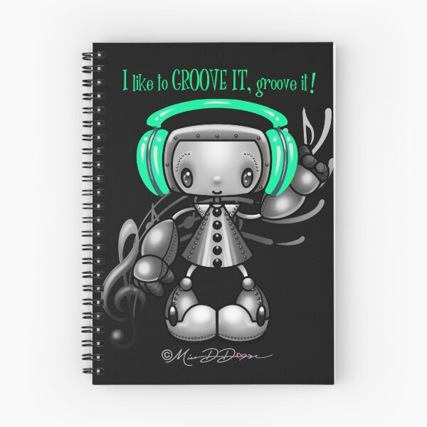 Item preview, Doodle Bots Book 1- I Like to Groove it! designed and sold by MetroINKbooks.
