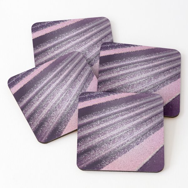 Item preview, Sparkle with stripes shows purple pink elegance. designed and sold by MYTOPSHELF.