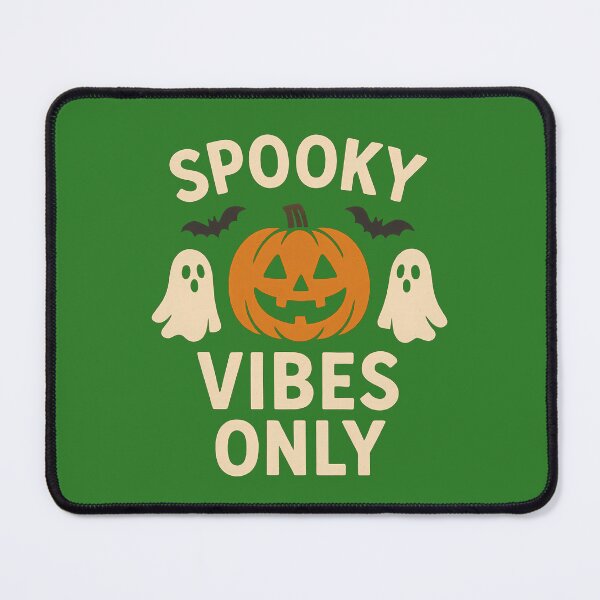 Item preview, Spooky Vibes Only – Cute Halloween Pumpkin and Ghosts Design designed and sold by ThePrintGoblin.