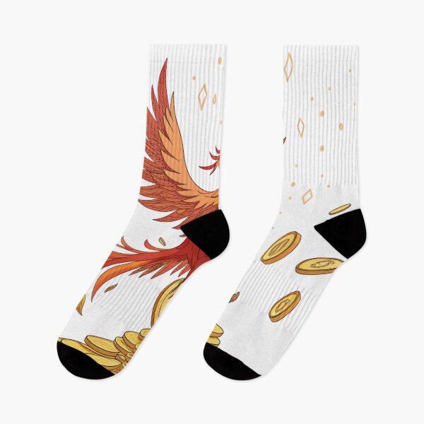 Item preview, Phoenix rising from coins  designed and sold by Lucky 777.