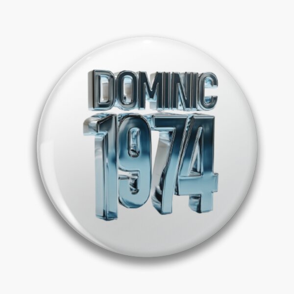 Item preview, Dominik 1974 – Steel Blue Chrome Edition designed and sold by AlexLineArt.