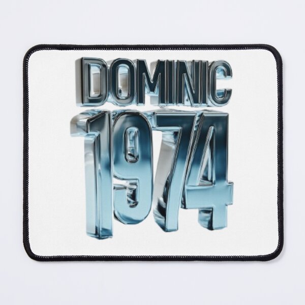 Item preview, Dominik 1974 – Steel Blue Chrome Edition designed and sold by AlexLineArt.
