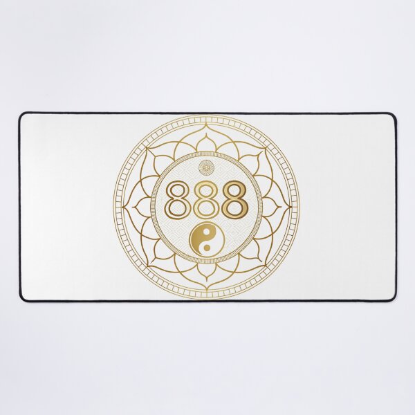 Item preview, Gold number 888 with yin-yang designed and sold by Lucky 777.