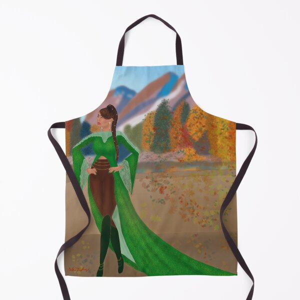 Item preview, Autumn Warrior Queen in a Vibrant Landscape designed and sold by Cecetyshay.