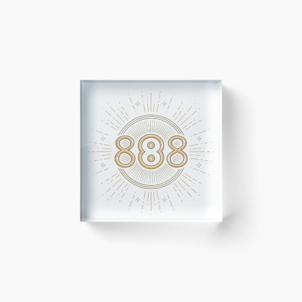Item preview, Gold number 888  designed and sold by Lucky 777.