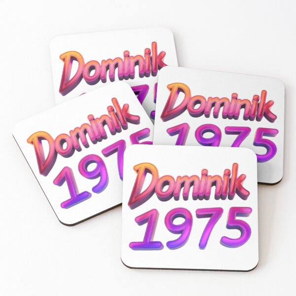 Item preview, Dominik 1975 – Neon Retro Edition designed and sold by AlexLineArt.