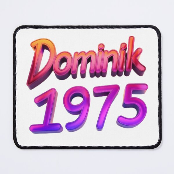 Item preview, Dominik 1975 – Neon Retro Edition designed and sold by AlexLineArt.