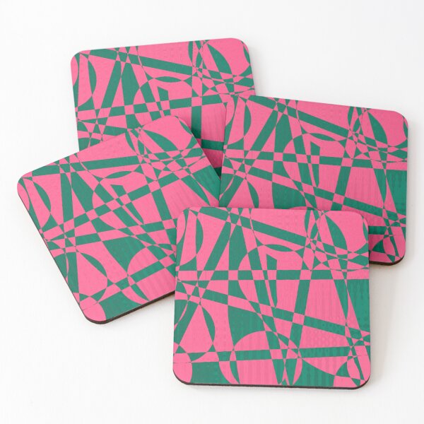 Item preview, Holiday Christmas abstract ornaments with green pine designed and sold by MYTOPSHELF.