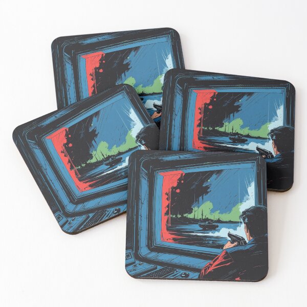 Item preview, Retro Espionage Gaming Art - Waterfront  designed and sold by Ace Shark.